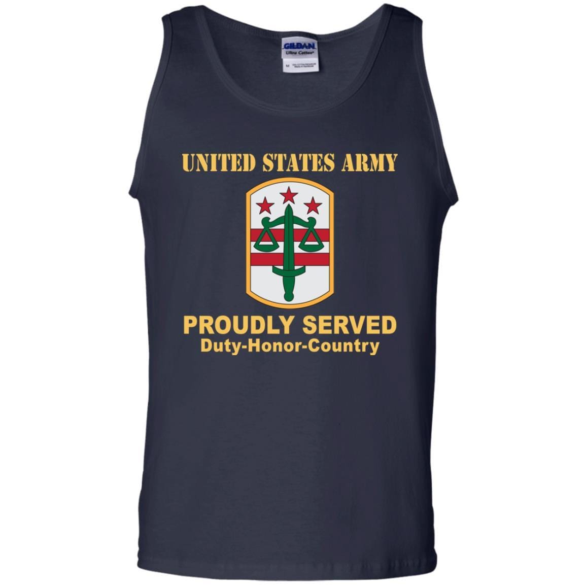 US ARMY 260TH MILITARY POLICE BRIGADE- Proudly Served T-Shirt On Front For Men-TShirt-Army-Veterans Nation