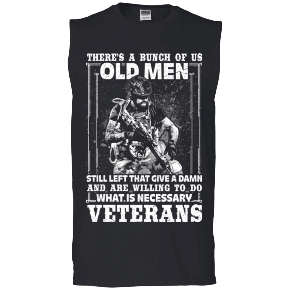Military T-Shirt "OLD VETERAN ARE WILLING TO DO"-TShirt-General-Veterans Nation