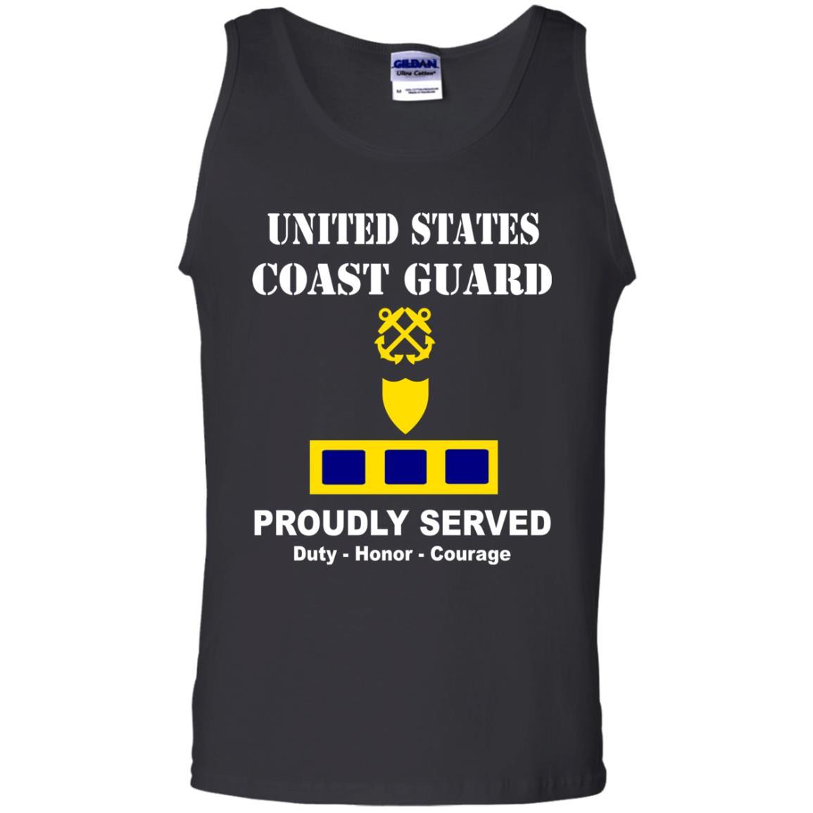 US Coast Guard W-2 Chief Warrant Officer 2 W2 CWO-2 Chief Warrant Officer Men Front USCG T Shirt-TShirt-USCG-Veterans Nation