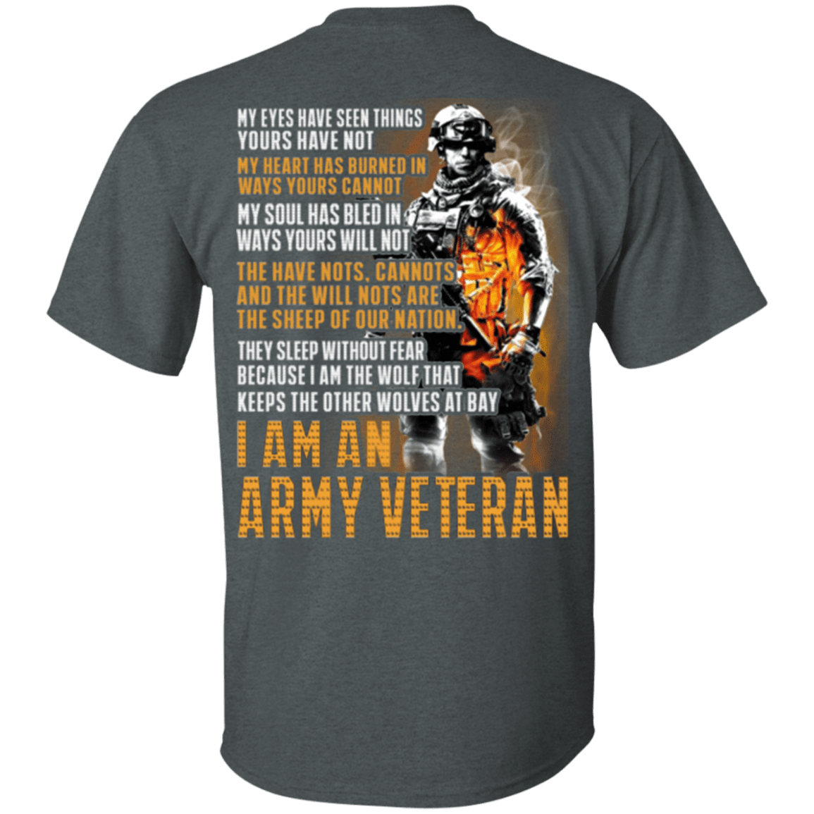 I Am An ARMY Veteran T Shirt-TShirt-Army-Veterans Nation