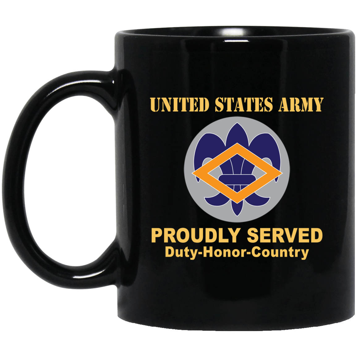 US ARMY 336TH FINANCE CENTER- 11 oz - 15 oz Black Mug-Mug-Army-CSIB-Veterans Nation