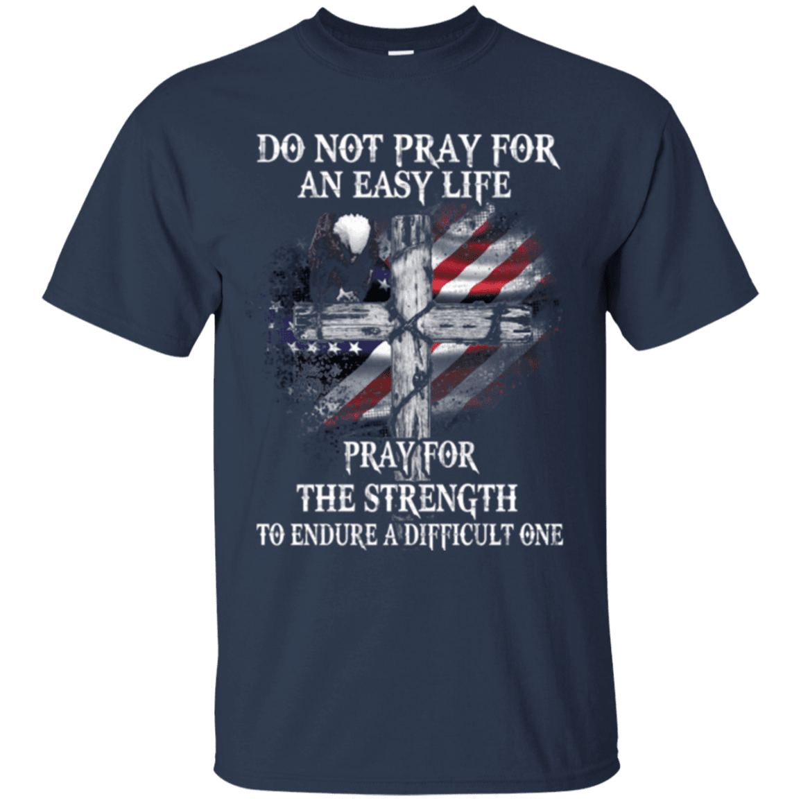 Military T-Shirt "Veteran Pray"-TShirt-General-Veterans Nation