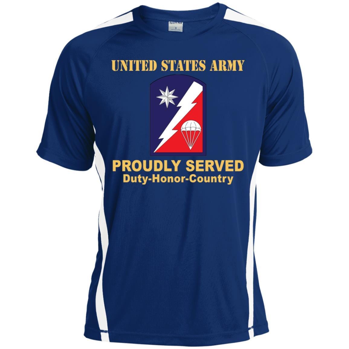 US ARMY 82 SUSTAINMENT BRIGADE - Proudly Served T-Shirt On Front For Men-TShirt-Army-Veterans Nation