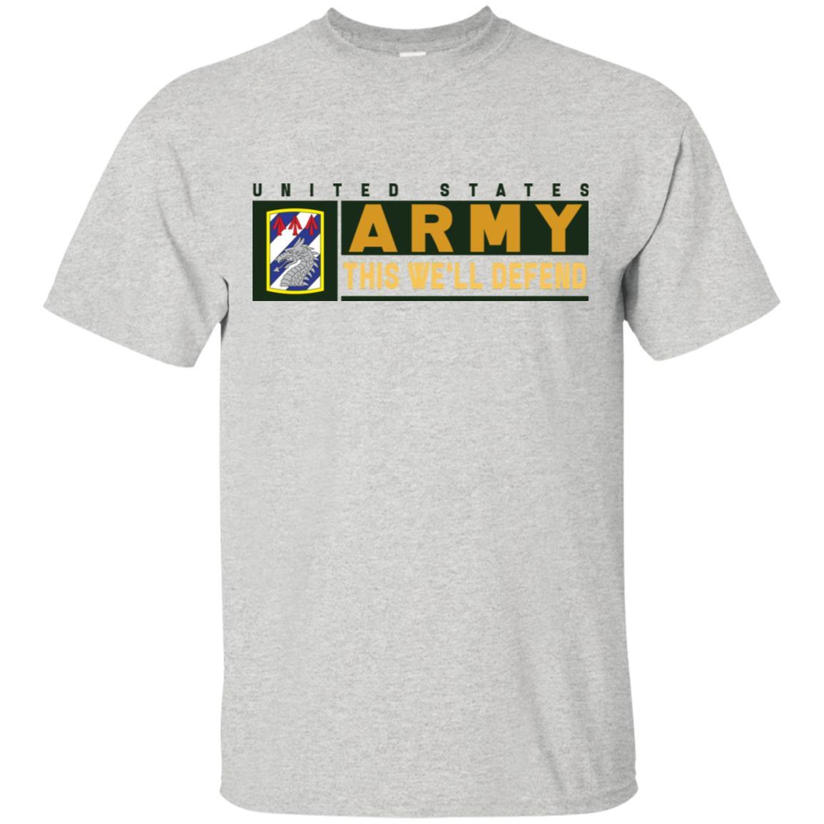 US Army 3RD SUSTAINMENT BRIGADE- This We'll Defend T-Shirt On Front For Men-TShirt-Army-Veterans Nation