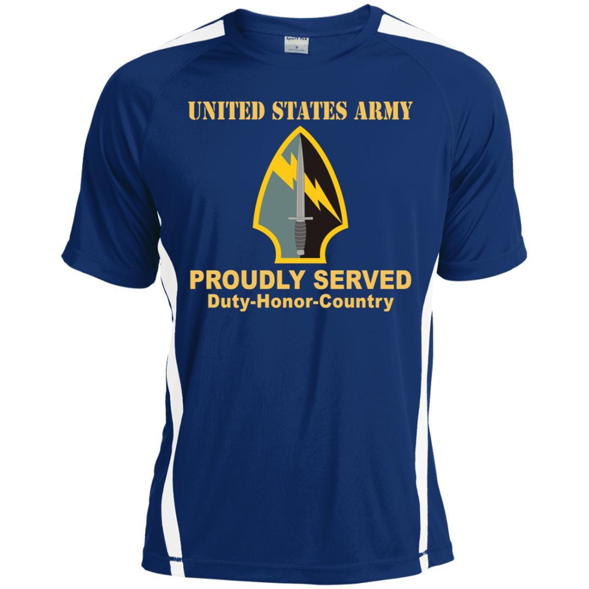 US ARMY 560 BATTLEFIELD SURVEILLANCE BRIGADE- Proudly Served T-Shirt On Front For Men-TShirt-Army-Veterans Nation