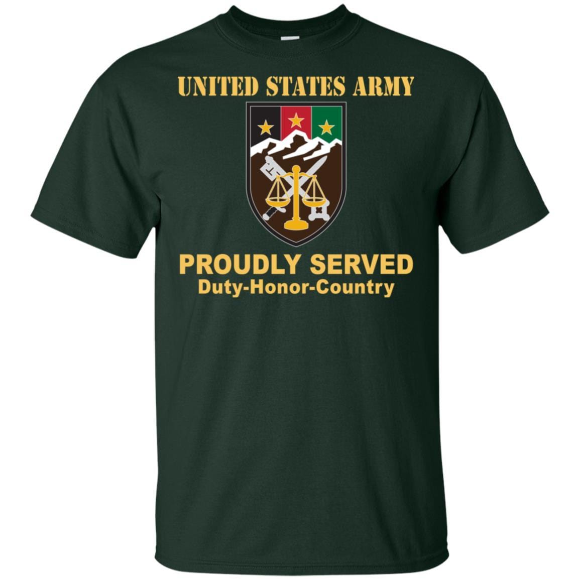 US ARMY CSIB UNITED STATES ARMY ELEMENT COMBINED JOINT INTERAGENCY TASK FORCE 435- Proudly Served T-Shirt On Front For Men-TShirt-Army-Veterans Nation