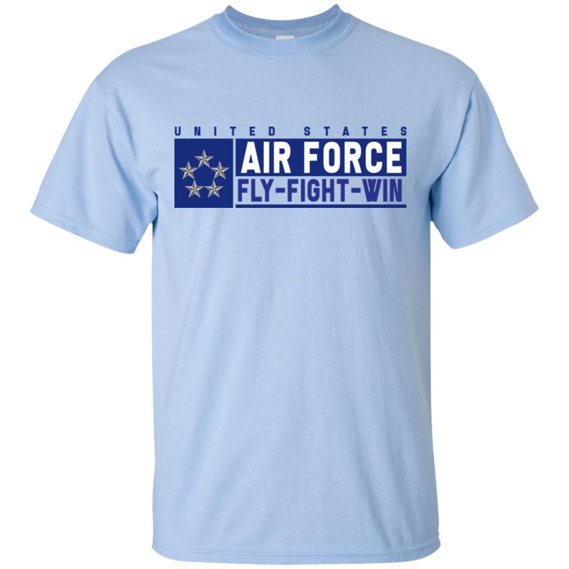 US Air Force O-10 General of the Air Force Fly - Fight - Win T-Shirt On Front For Men-TShirt-USAF-Veterans Nation