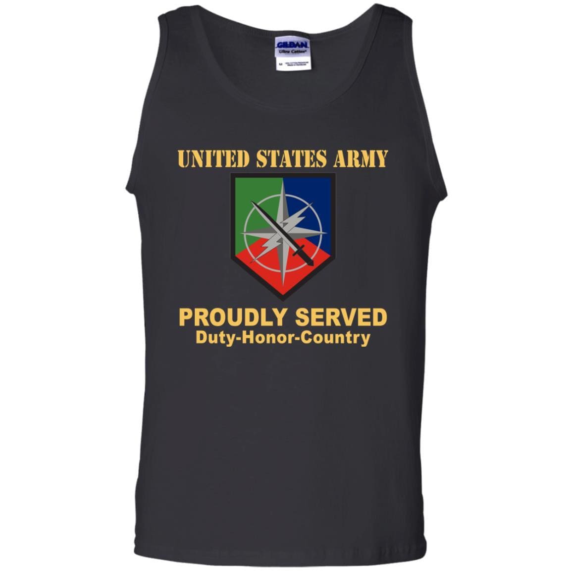 US ARMY 648 MANEUVER ENHANCEMENT BRIGADE- Proudly Served T-Shirt On Front For Men-TShirt-Army-Veterans Nation