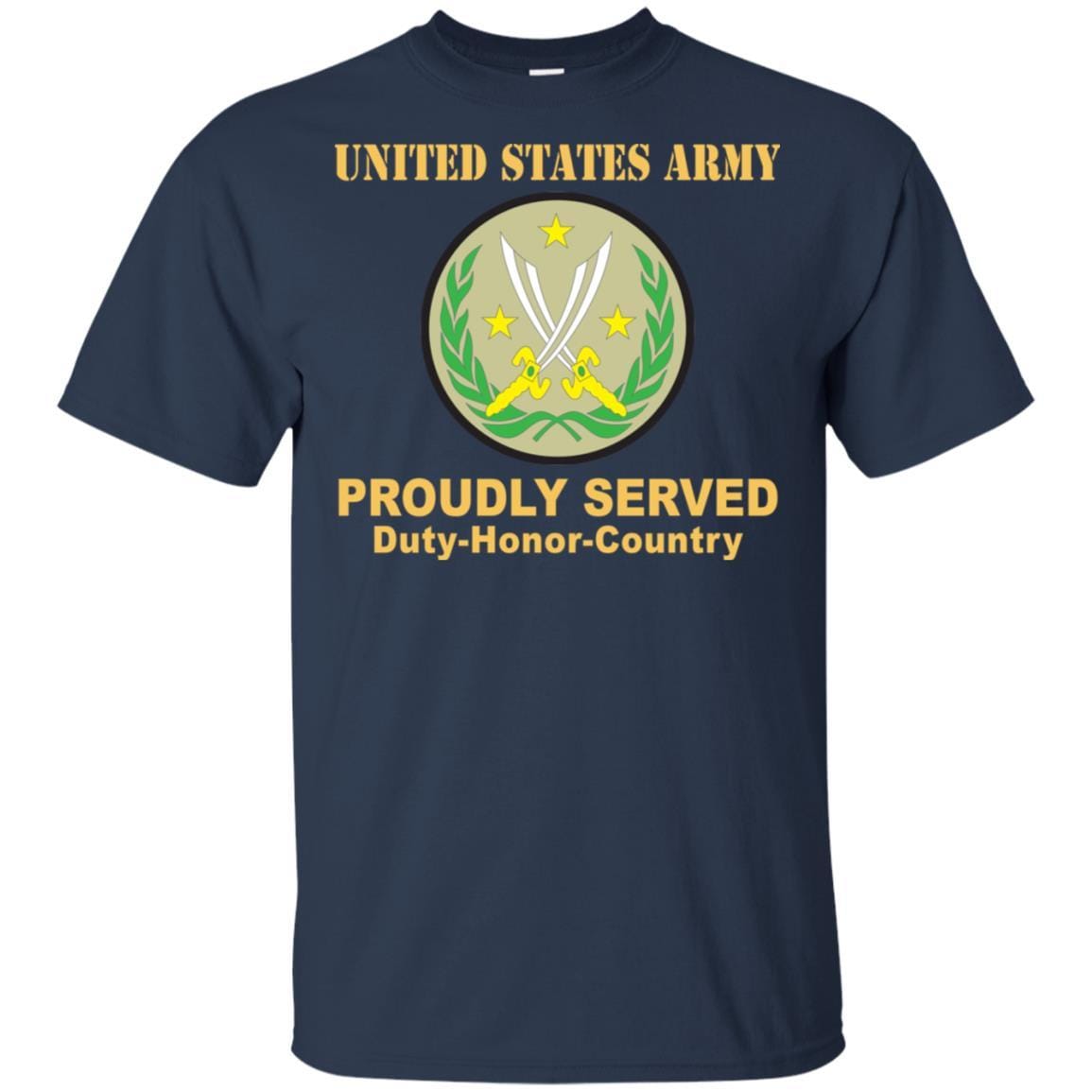 US ARMY CSIB COMBINED JOINT TASK FORCE - OPERATION INHERENT RESOLVE- Proudly Served T-Shirt On Front For Men-TShirt-Army-Veterans Nation