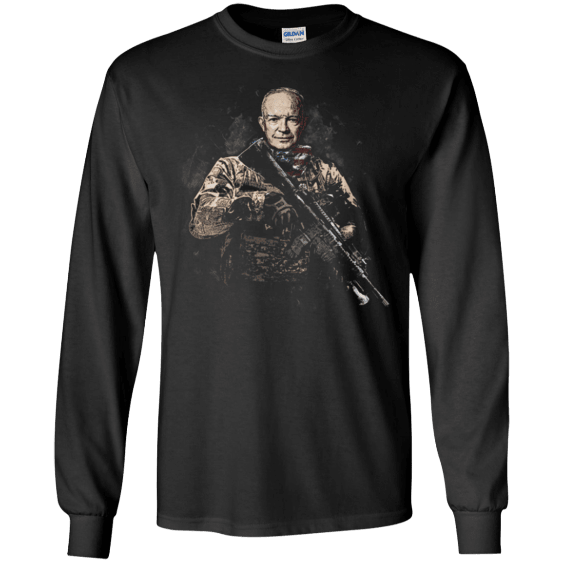 Military T-Shirt "Dwight Eisenhower Soldier Presidents"-TShirt-General-Veterans Nation