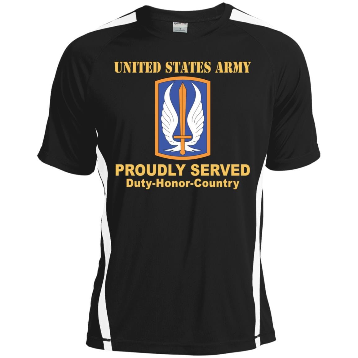 US ARMY 17TH AVIATION BRIGADE- Proudly Served T-Shirt On Front For Men-TShirt-Army-Veterans Nation