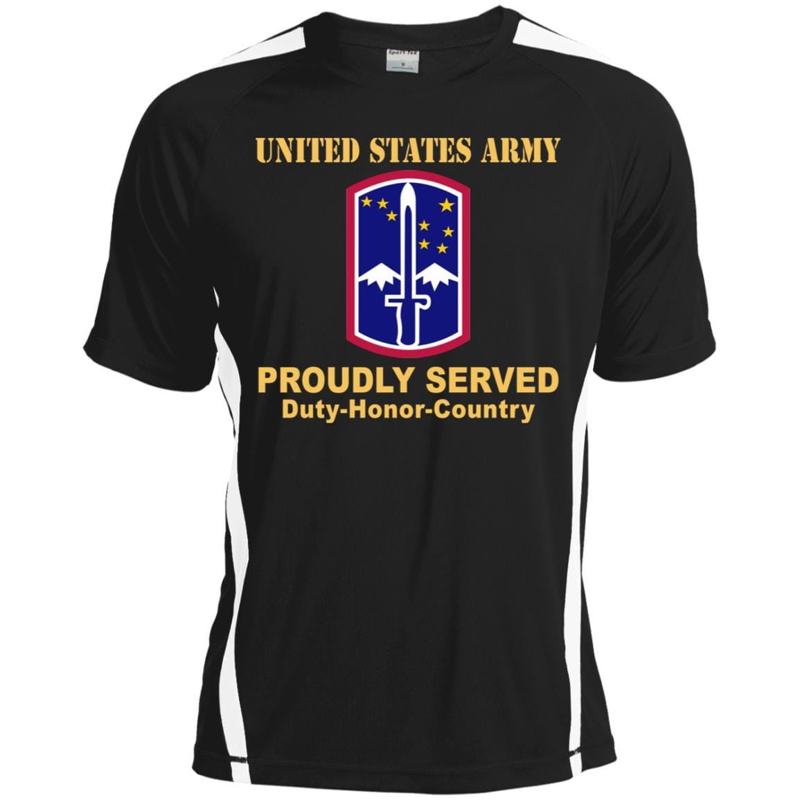 US ARMY 172ND INFANTRY BRIGADE - Proudly Served T-Shirt On Front For Men-TShirt-Army-Veterans Nation