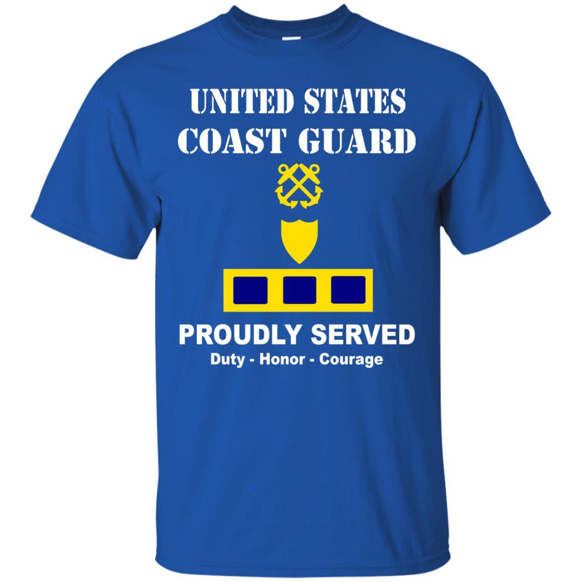 US Coast Guard W-2 Chief Warrant Officer 2 W2 CWO-2 Chief Warrant Officer Men Front USCG T Shirt-TShirt-USCG-Veterans Nation