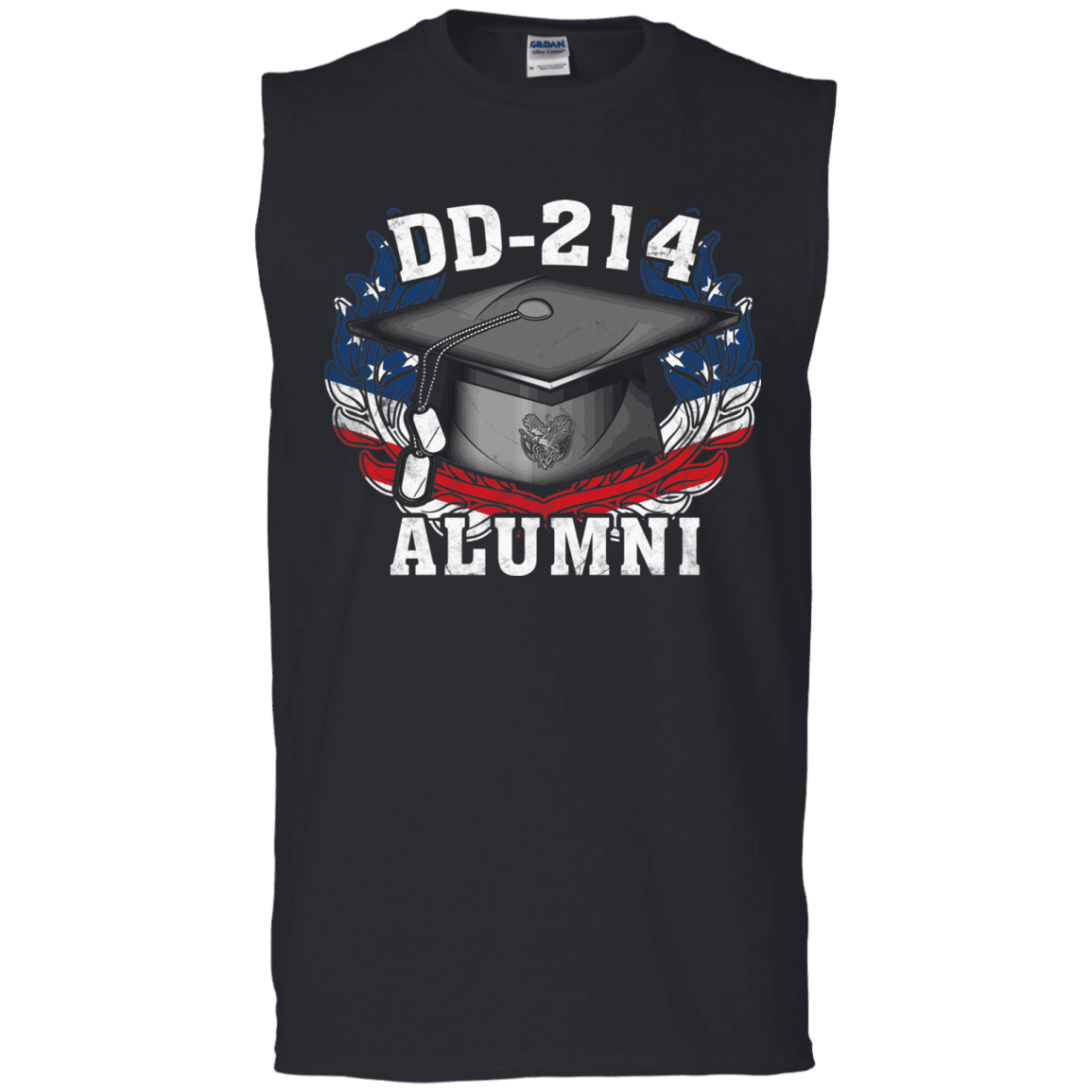 Military T-Shirt "DD 214 Alumni Veteran" Front-TShirt-General-Veterans Nation