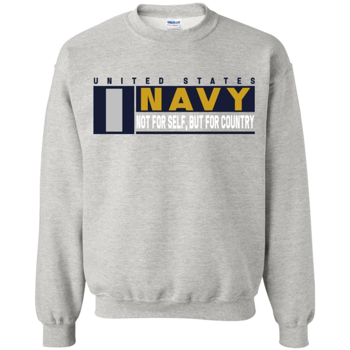 US Navy O-2 Lieutenant Junior Grade O2 LTJG Not For Self, But For Country Long Sleeve - Pullover Hoodie-TShirt-Navy-Veterans Nation