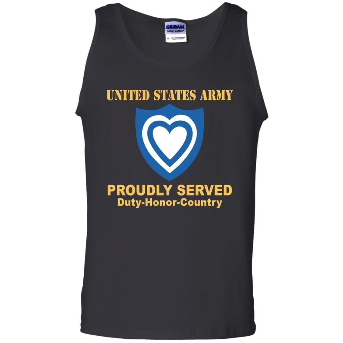 US ARMY XXIV CORPS- Proudly Served T-Shirt On Front For Men-TShirt-Army-Veterans Nation