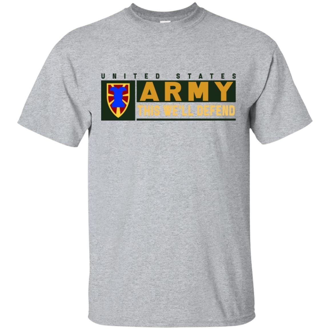 US Army 7TH TRANSPORTATION BRIGADE- This We'll Defend T-Shirt On Front For Men-TShirt-Army-Veterans Nation