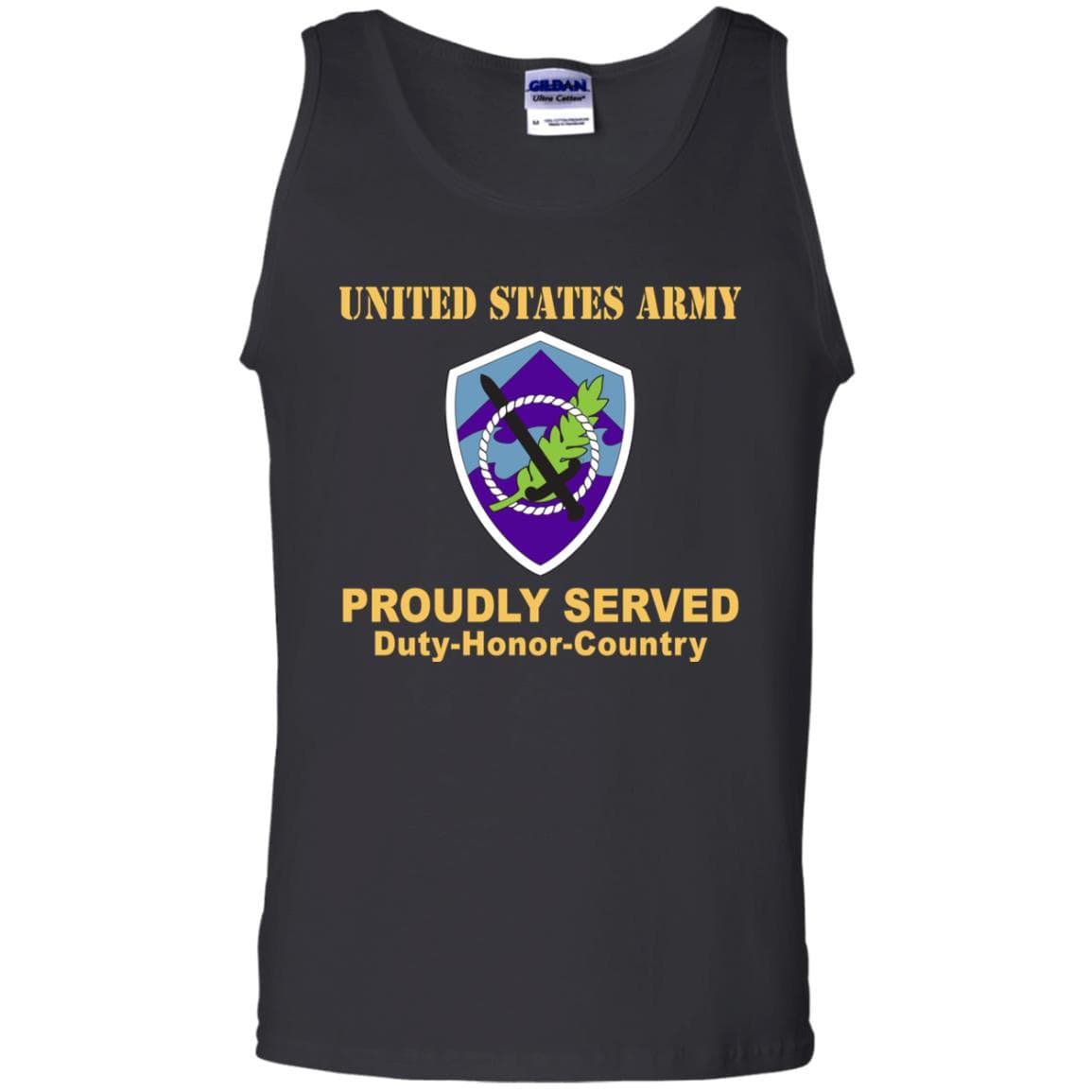 US ARMY 350 CIVIL AFFAIRS COMMAND- Proudly Served T-Shirt On Front For Men-TShirt-Army-Veterans Nation