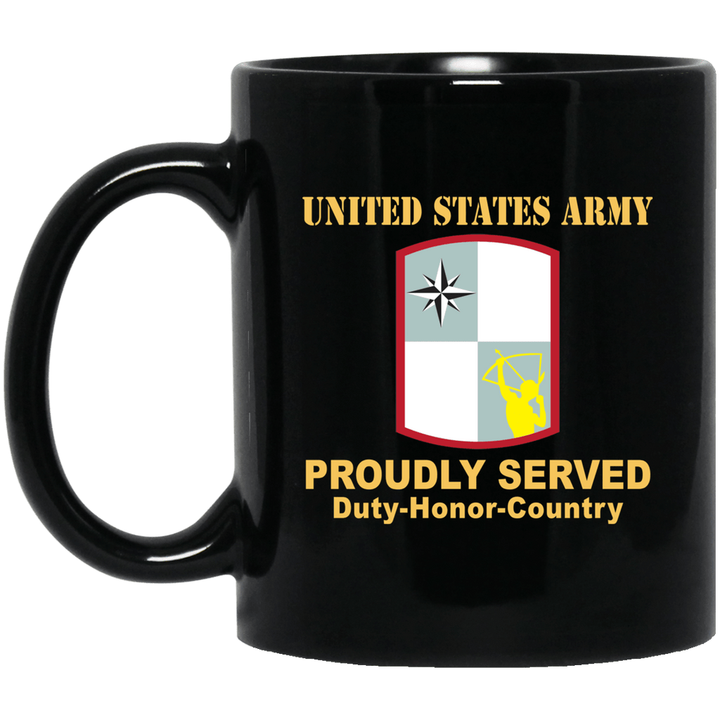 US ARMY 287 SUSTAINMENT BRIGADE- 11 oz - 15 oz Black Mug-Mug-Army-CSIB-Veterans Nation