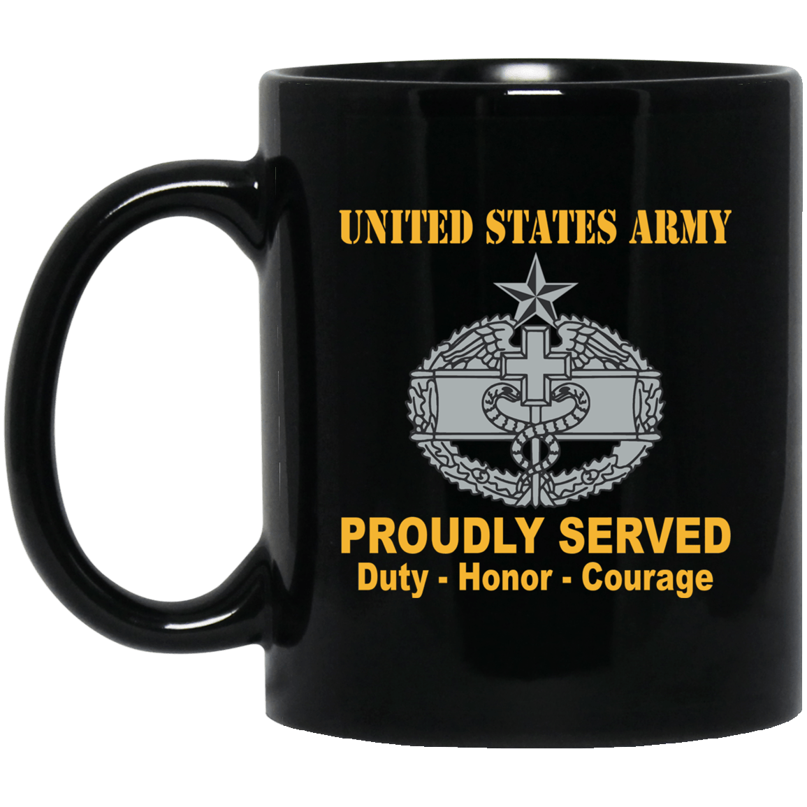 US Army Combat Medical 2nd Award Badge 11 oz - 15 oz-Mug-Army-Badge-Veterans Nation