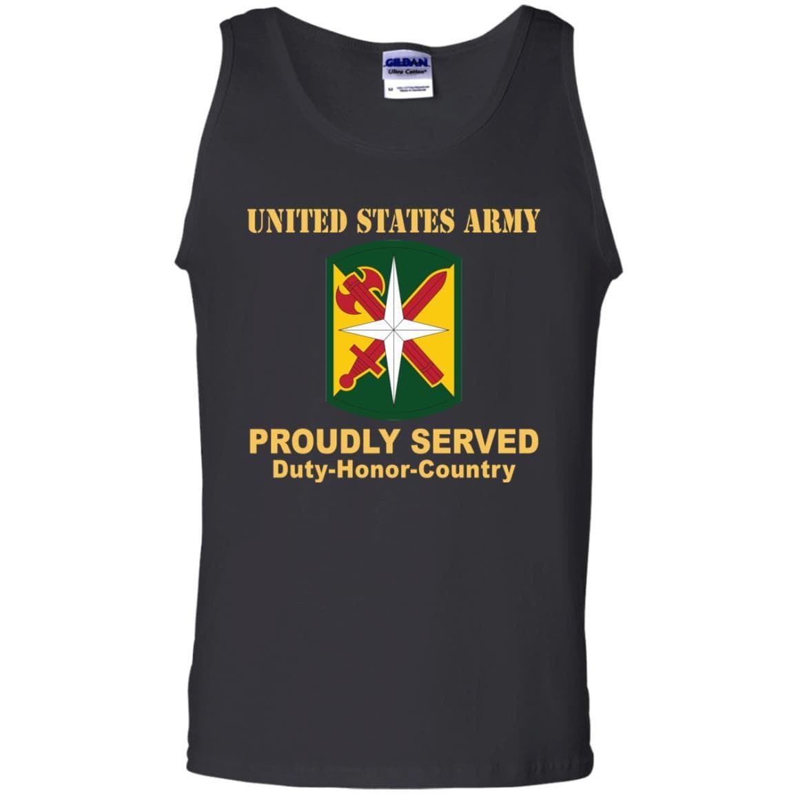 US ARMY 14TH MILITARY POLICE BRIGADE- Proudly Served T-Shirt On Front For Men-TShirt-Army-Veterans Nation