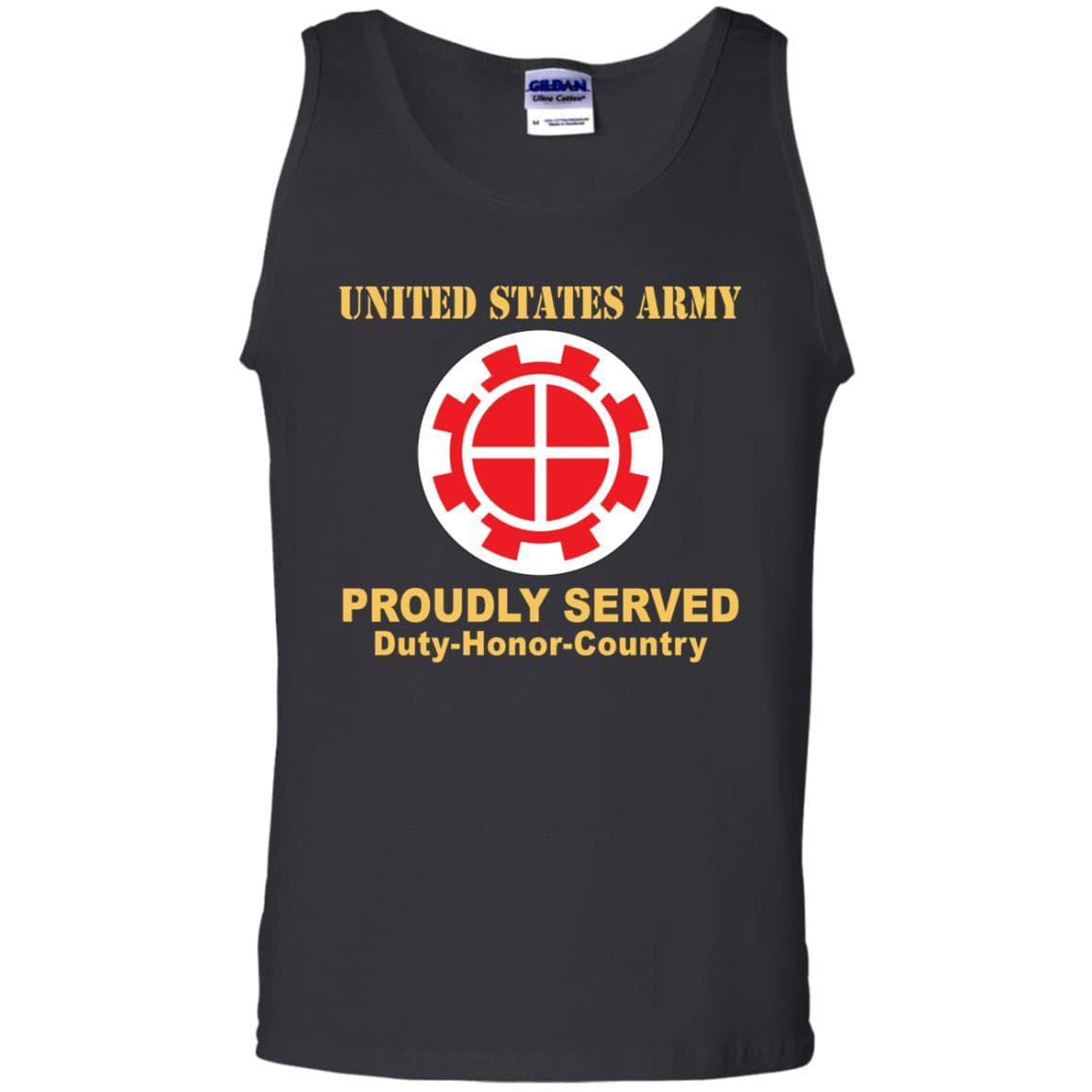 US ARMY 35TH ENGINEER BRIGADE - Proudly Served T-Shirt On Front For Men-TShirt-Army-Veterans Nation