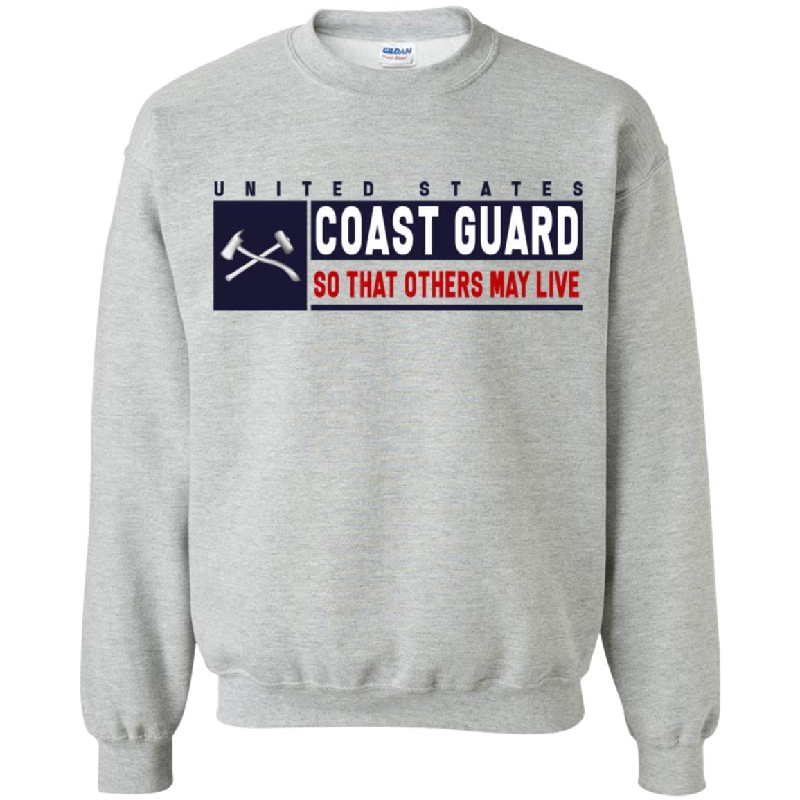 US Coast Guard Damage Controlman DC Logo- So that others may live Long Sleeve - Pullover Hoodie-TShirt-USCG-Veterans Nation