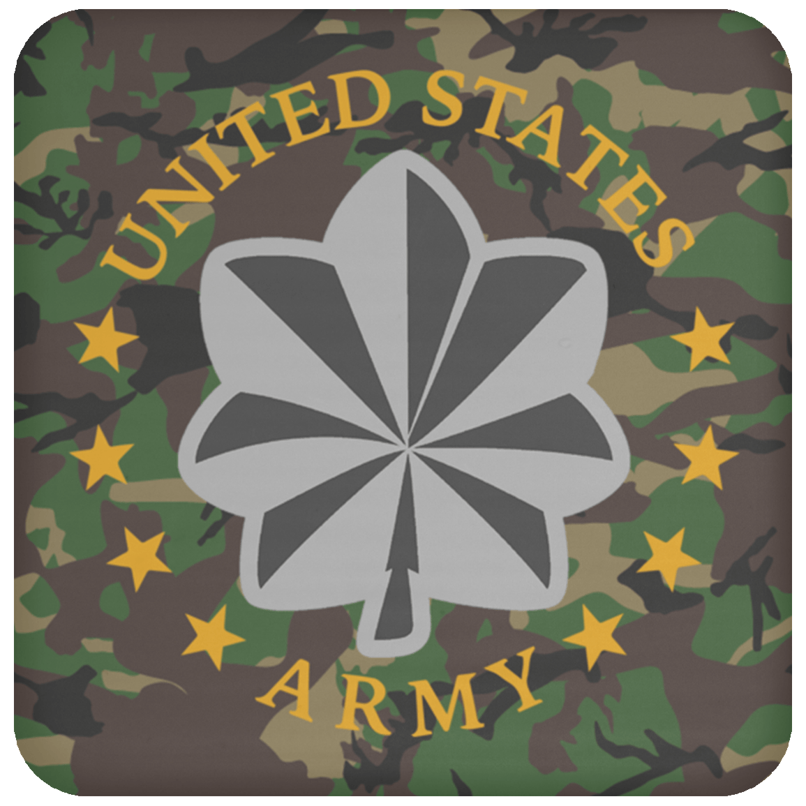 US Army O-5 Lieutenant Colonel O5 LTC Field Officer Coaster-Coaster-Army-Ranks-Veterans Nation