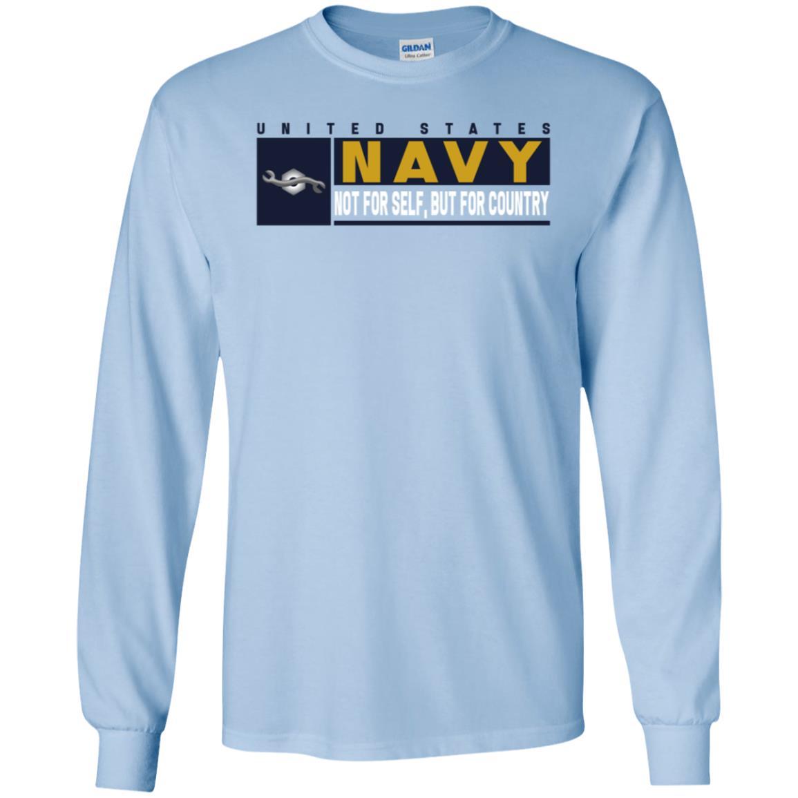 Navy Construction Mechanic Navy CM- Not for self Long Sleeve - Pullover Hoodie-TShirt-Navy-Veterans Nation