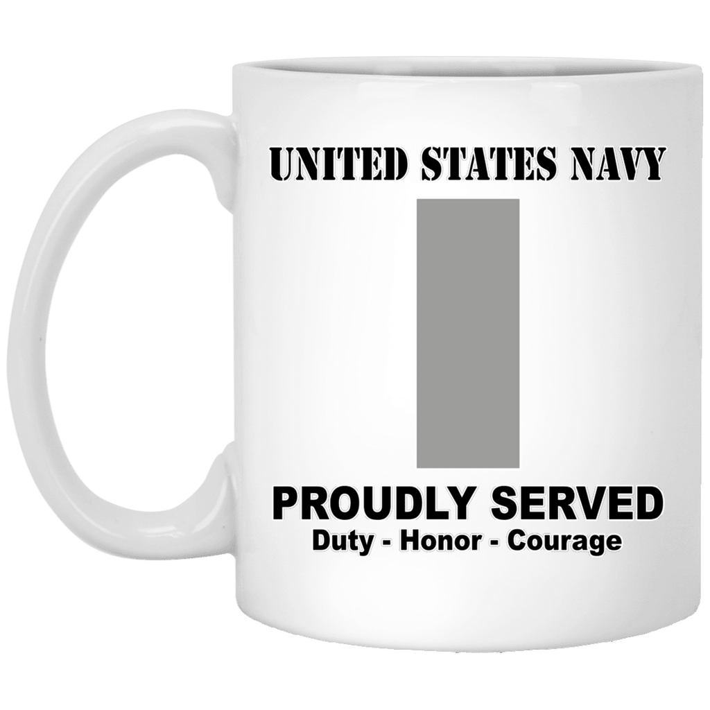 US Navy O-2 Lieutenant Junior Grade O2 LTJG Junior Officer Ranks T shirt White Coffee Mug - Stainless Travel Mug-Mug-Navy-Officer-Veterans Nation