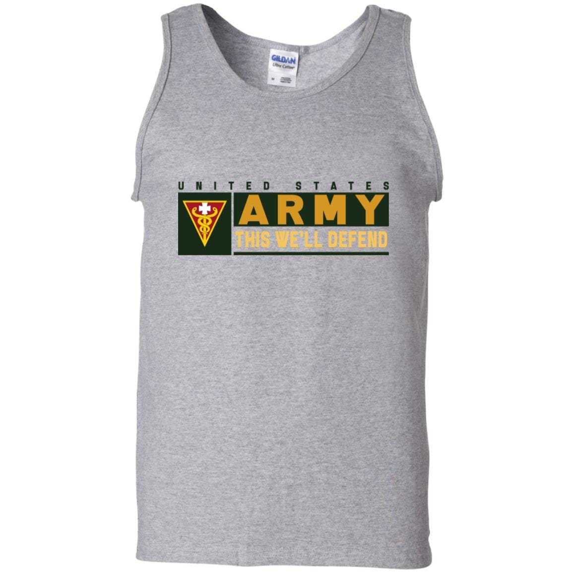 US Army 3RD MEDICAL COMMAND- This We'll Defend T-Shirt On Front For Men-TShirt-Army-Veterans Nation