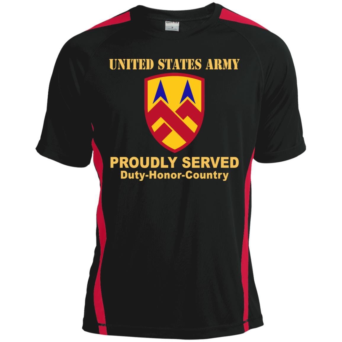 US ARMY 377TH THEATER SUSTAINMENT COMMAND- Proudly Served T-Shirt On Front For Men-TShirt-Army-Veterans Nation