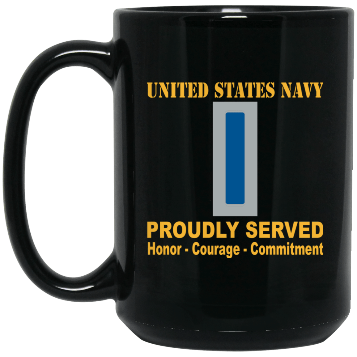 US Navy W-5 Chief Warrant Officer 5 W5 CW5 Warrant Officer Black Mug 11 oz - 15 oz-Mug-Navy-Officer-Veterans Nation