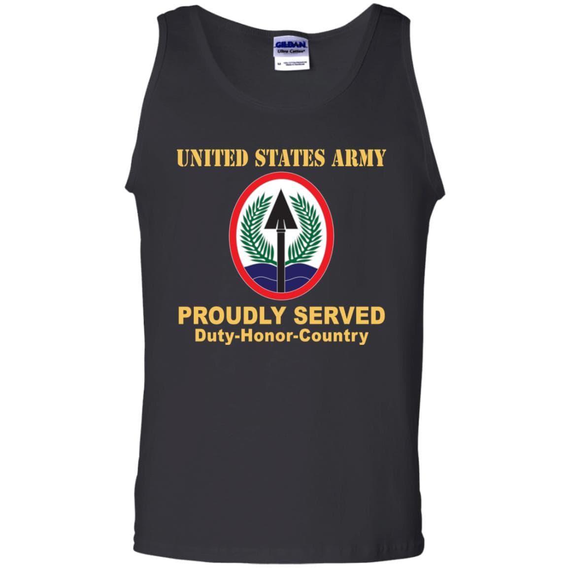 US ARMY CSIB ELEMENT MULTI NATIONAL CORPS IRAQ- Proudly Served T-Shirt On Front For Men-TShirt-Army-Veterans Nation