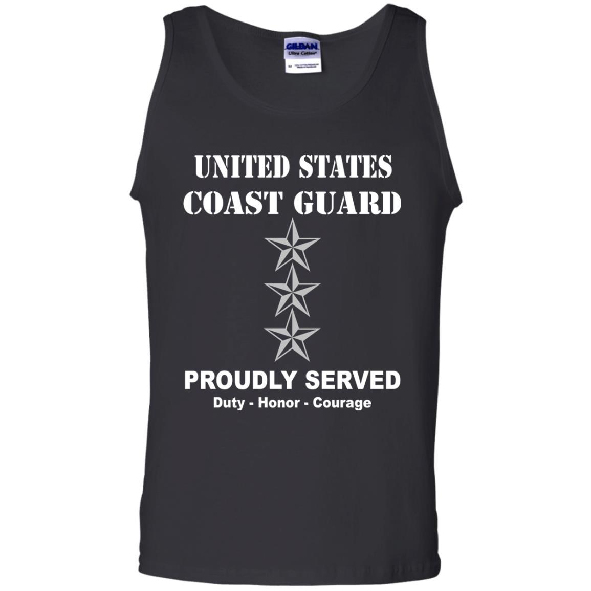 US Coast Guard O-9 Vice Admiral O9 VADM Flag Officer Men Front USCG T Shirt-TShirt-USCG-Veterans Nation