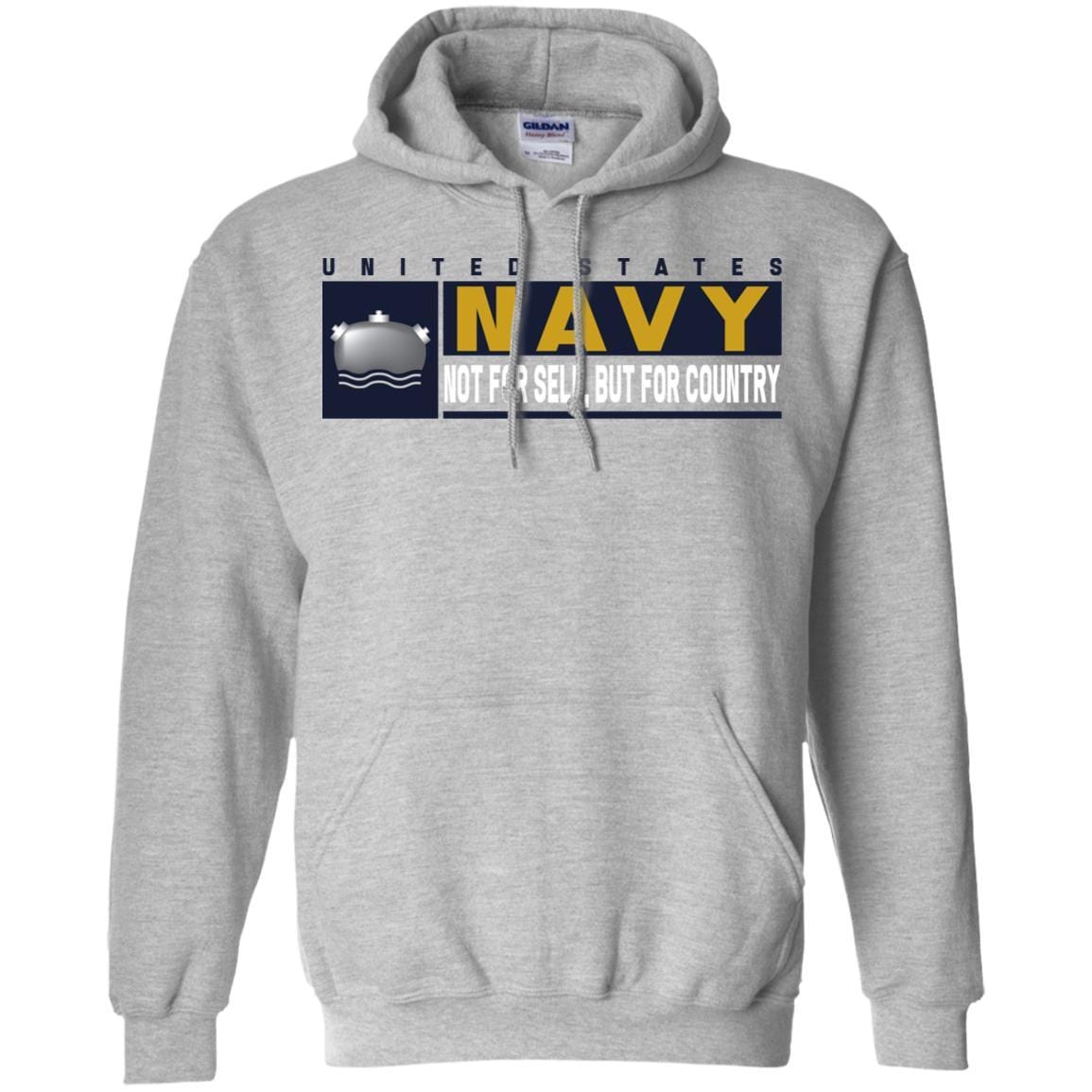 Navy Mineman Navy MN- Not for self Long Sleeve - Pullover Hoodie-TShirt-Navy-Veterans Nation