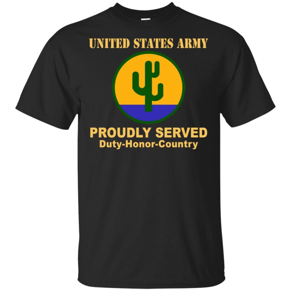 US ARMY 103 SUSTAINMENT COMMAND - Proudly Served T-Shirt On Front For Men-TShirt-Army-Veterans Nation