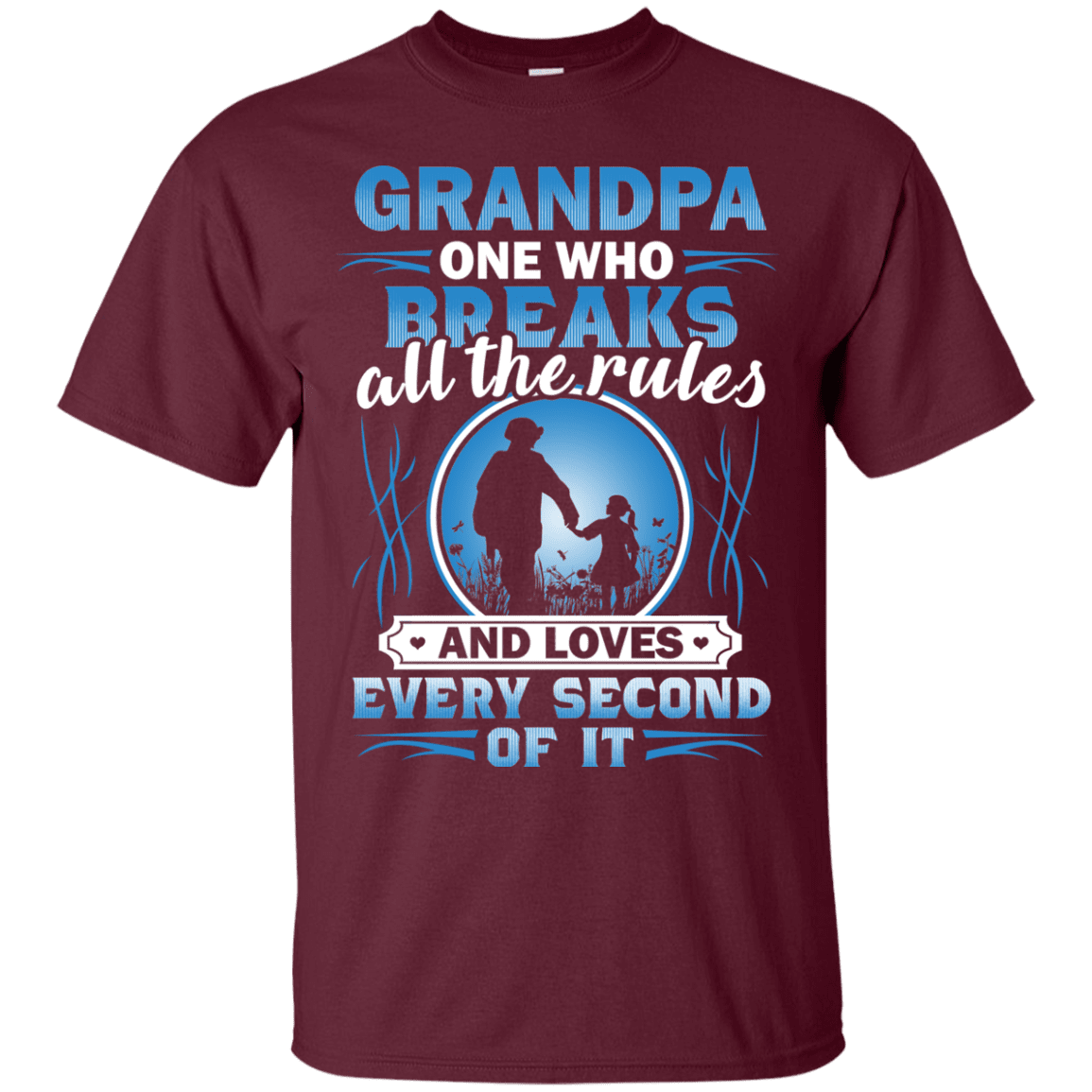 Military T-Shirt "GRANDPA ONE WHO BREAKS ALL THE RULES"-TShirt-General-Veterans Nation