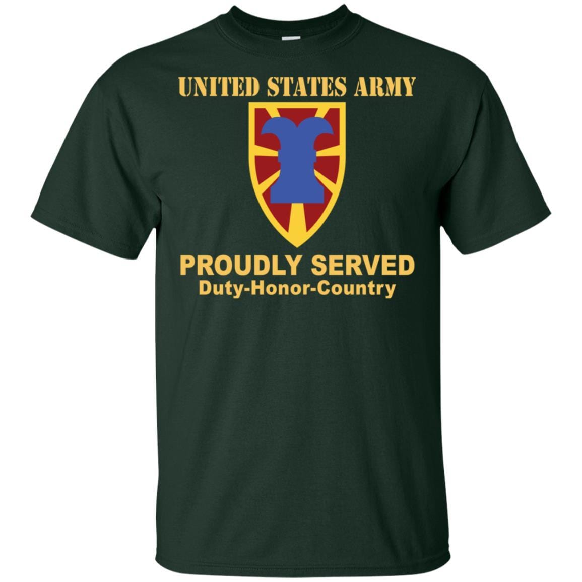 US ARMY 7TH TRANSPORTATION BRIGADE- Proudly Served T-Shirt On Front For Men-TShirt-Army-Veterans Nation