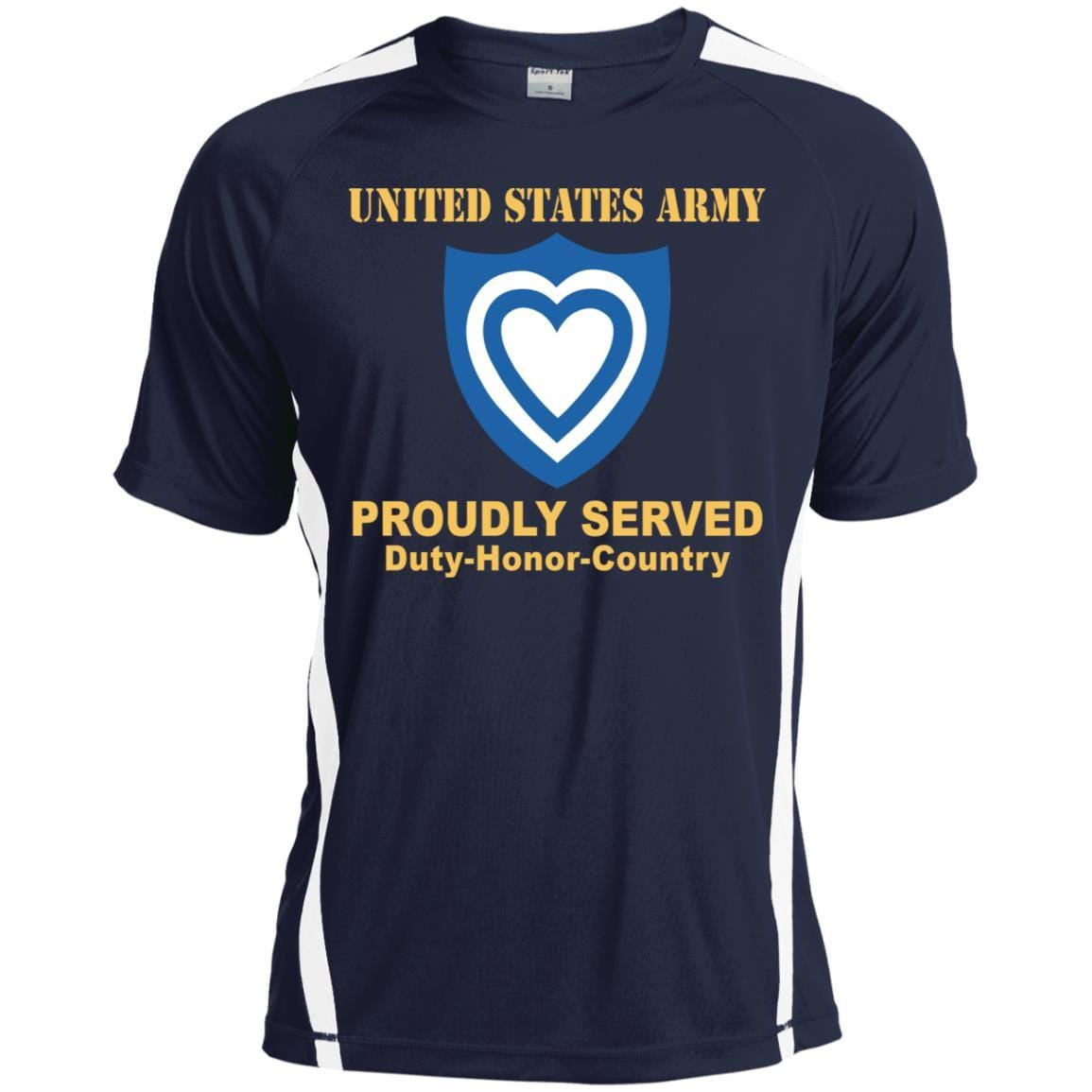 US ARMY XXIV CORPS- Proudly Served T-Shirt On Front For Men-TShirt-Army-Veterans Nation