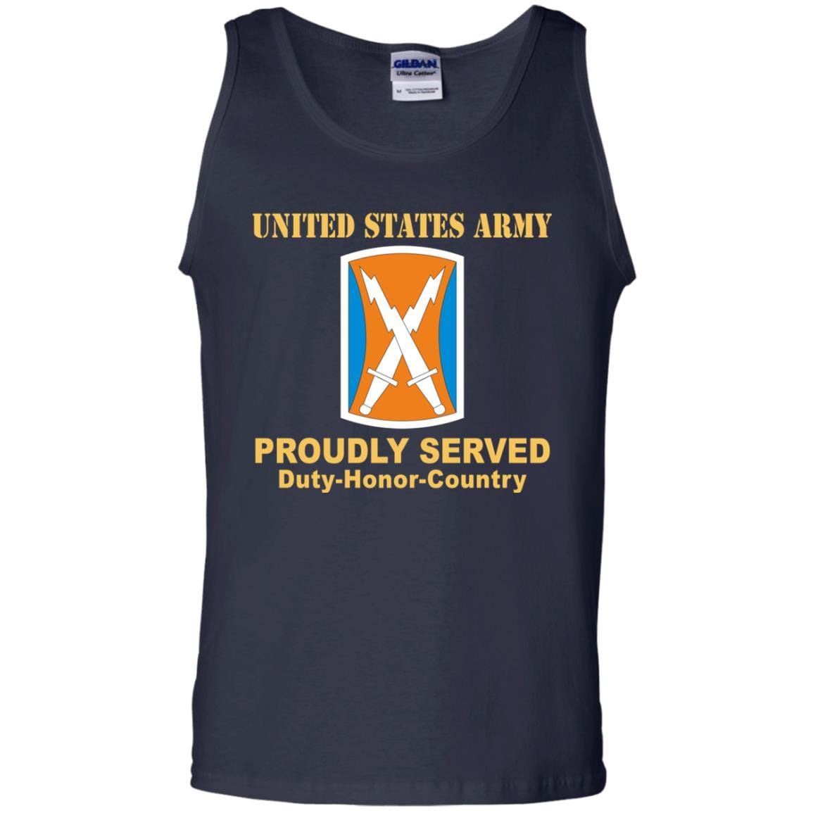US ARMY 106TH SIGNAL BRIGADE- Proudly Served T-Shirt On Front For Men-TShirt-Army-Veterans Nation