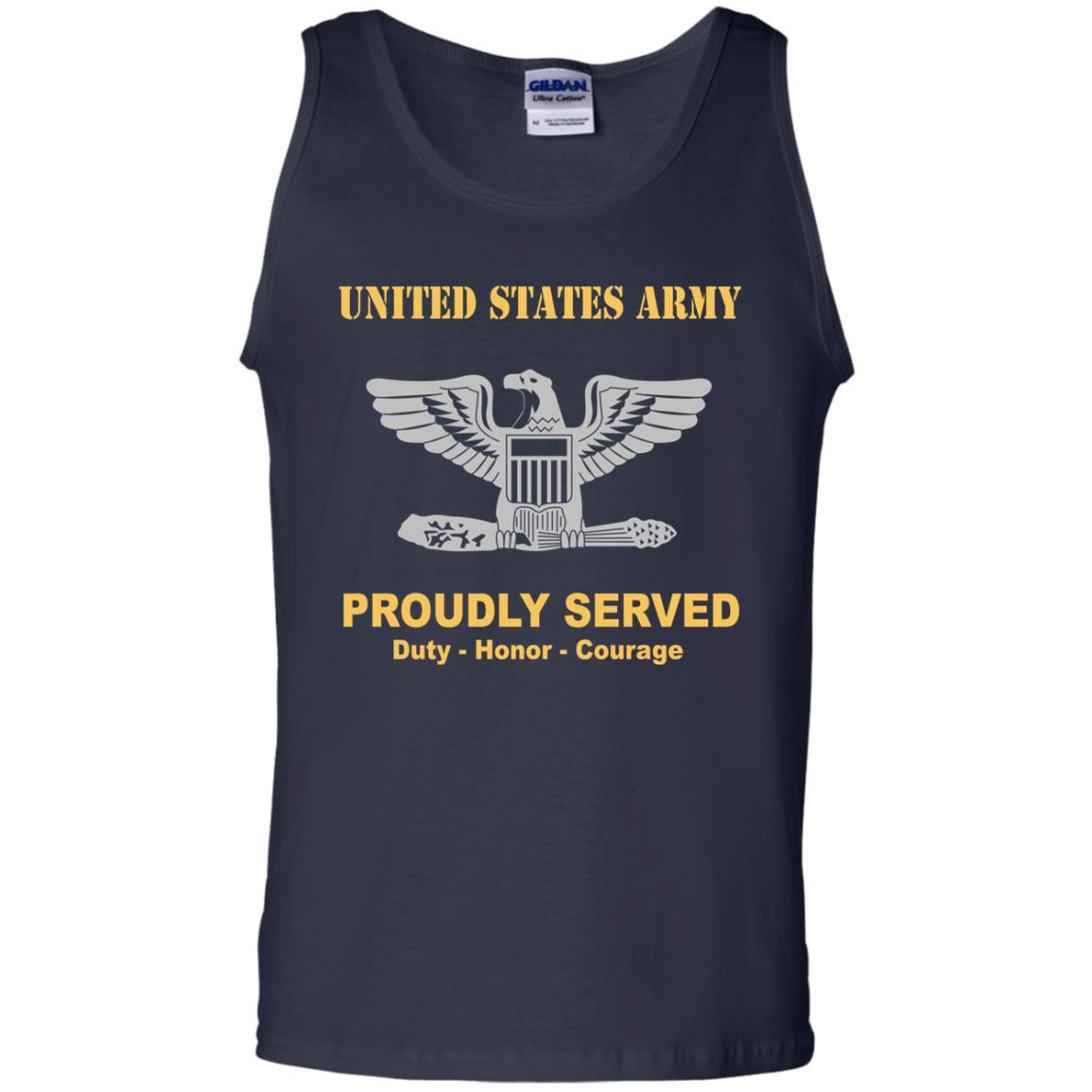 US Army O-6 Colonel O6 COL Field Officer Ranks Men Front Shirt US Army-TShirt-Army-Veterans Nation