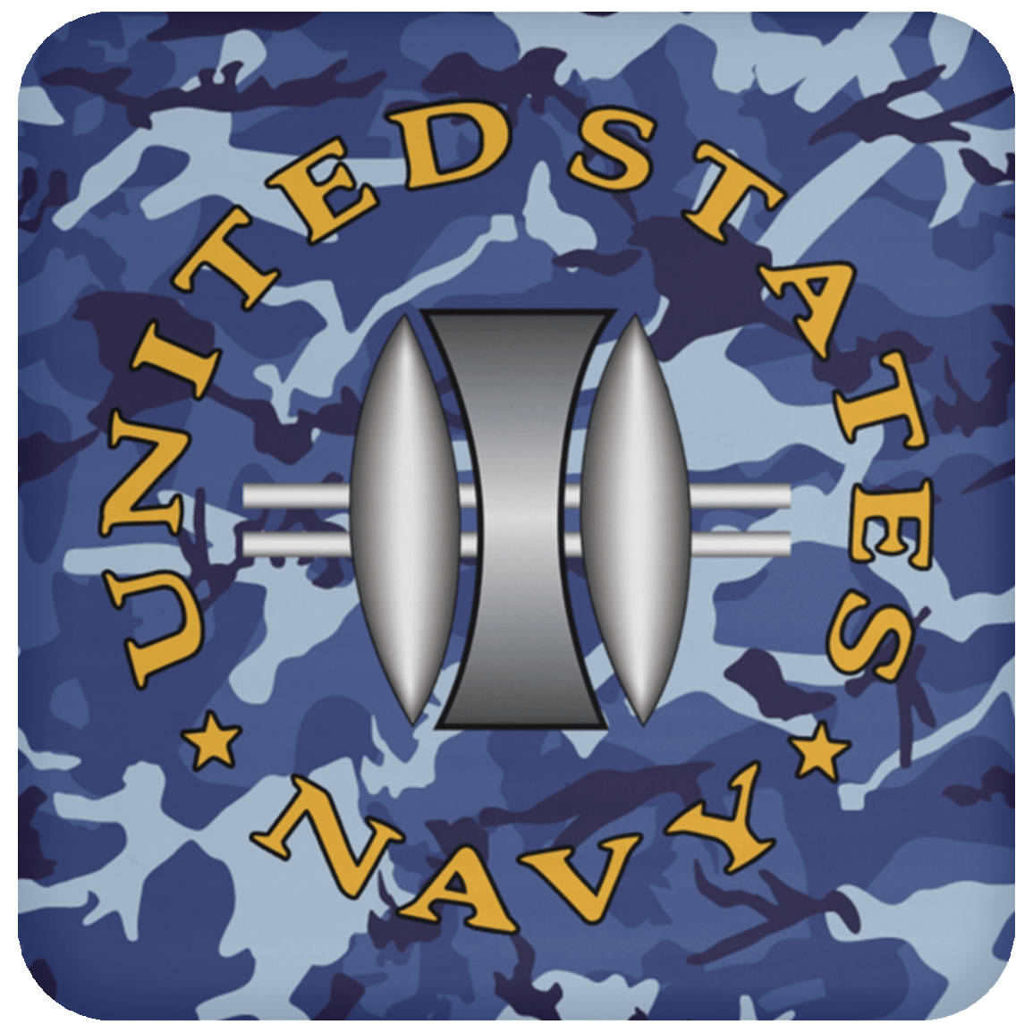 Navy Opticalman Navy OM - Proudly Served Coaster-Coaster-Navy-Rate-Veterans Nation