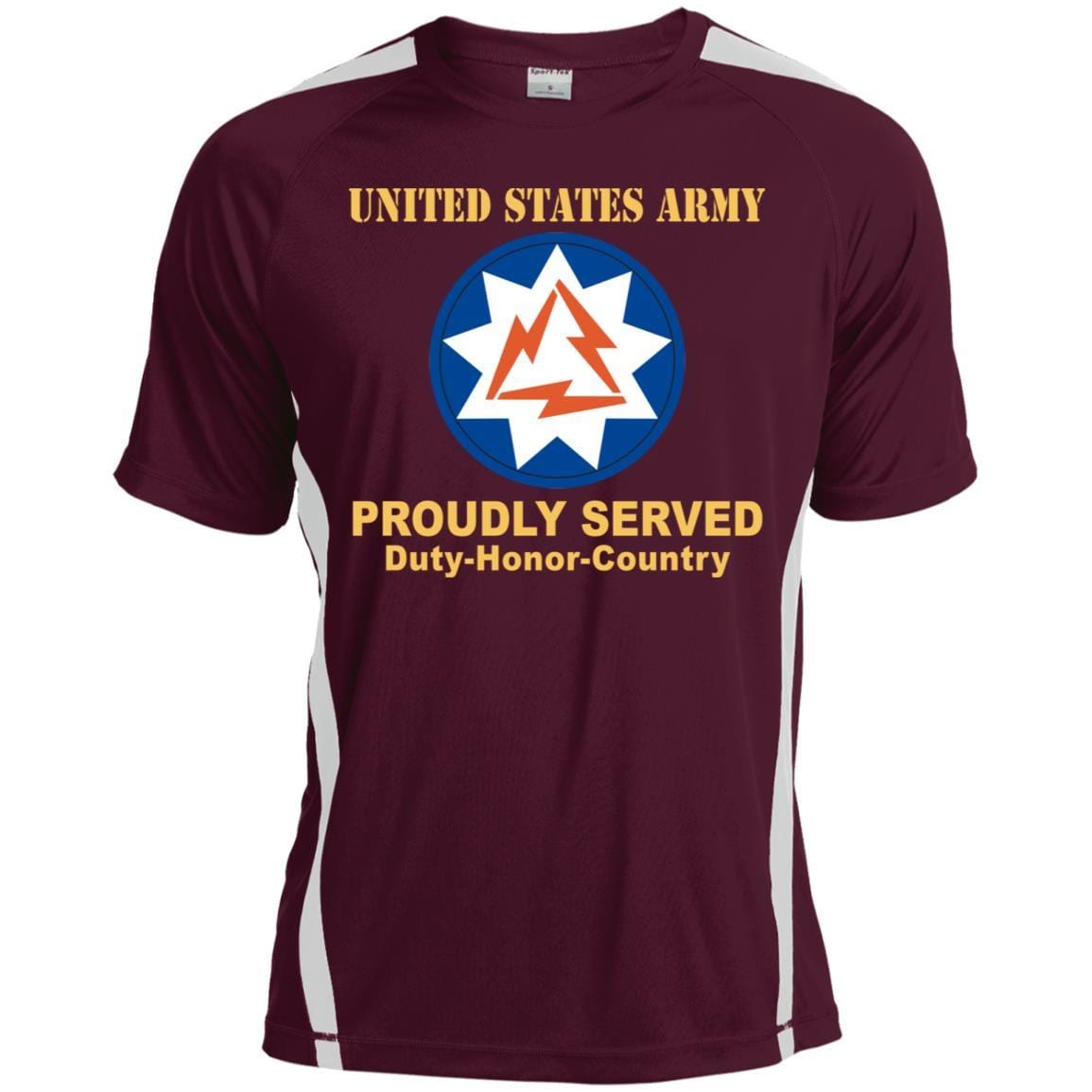 US ARMY 93RD SIGNAL BRIGADE - Proudly Served T-Shirt On Front For Men-TShirt-Army-Veterans Nation