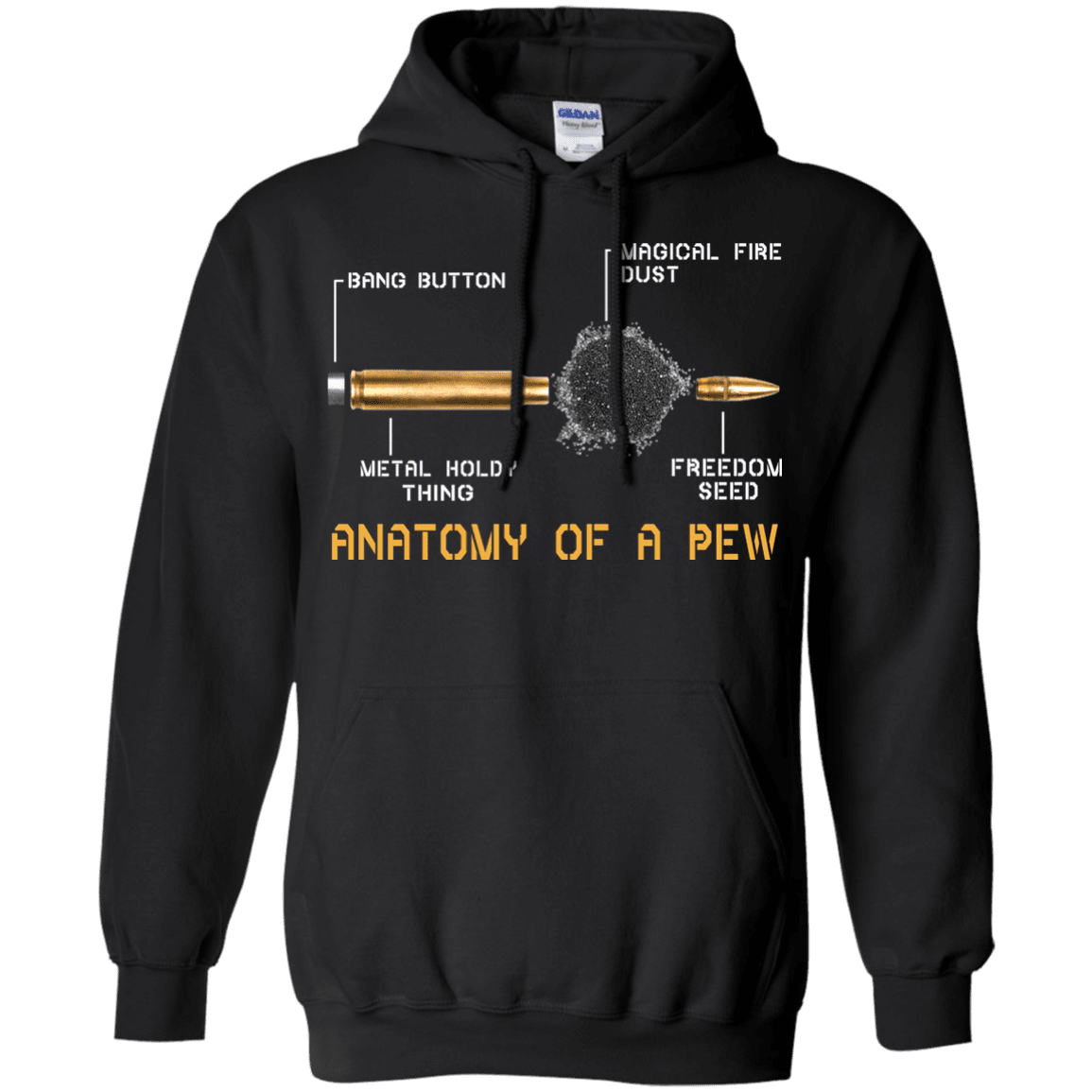 Military T-Shirt "ANATOMY OF A PEW"-TShirt-General-Veterans Nation