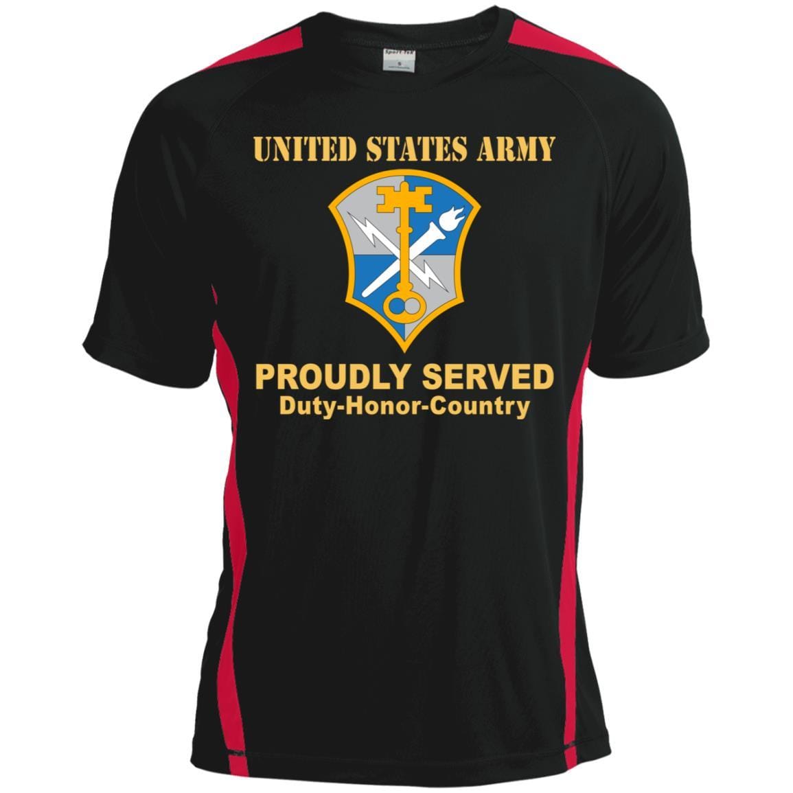 US ARMY CSIB INTELLIGENCE AND SECURITY COMMAND- Proudly Served T-Shirt On Front For Men-TShirt-Army-Veterans Nation