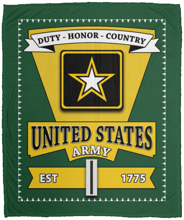 US Army W-5 Chief Warrant Officer 5 W5 CW5 Warrant Officer Blanket Cozy Plush Fleece Blanket - 50x60-Blankets-Army-Ranks-Veterans Nation