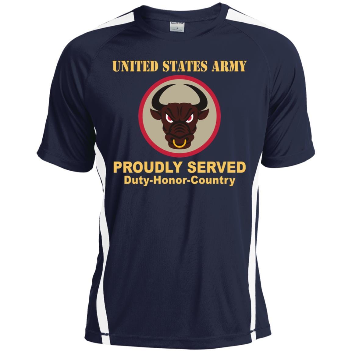 US ARMY 518 SUSTAINMENT BRIGADE- Proudly Served T-Shirt On Front For Men-TShirt-Army-Veterans Nation