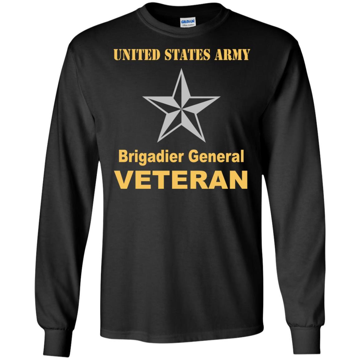 US Army O-7 Brigadier General O7 BG General Officer Veteran Men T Shirt On Front-TShirt-Army-Veterans Nation