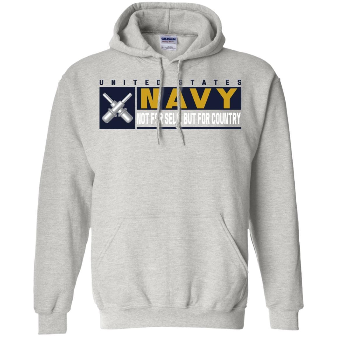 U.S Navy Gunner's mate Navy GM- Not for self Long Sleeve - Pullover Hoodie-TShirt-Navy-Veterans Nation